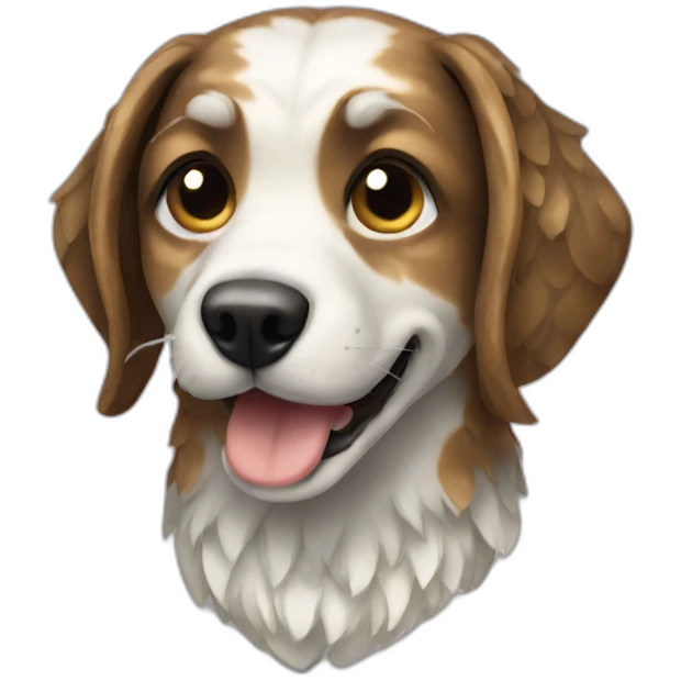 dog made of snake scales emoji
