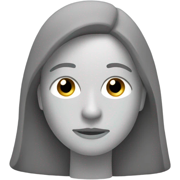 flat, simplistic emoji
