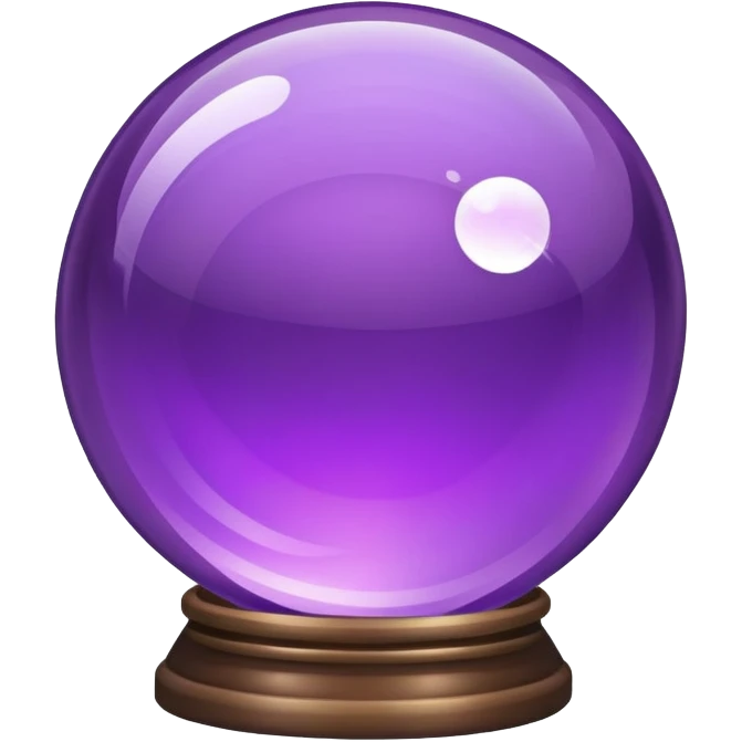 purple crystal ball emoji