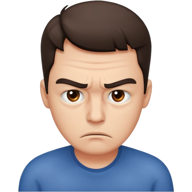 Un persona estresada emoji