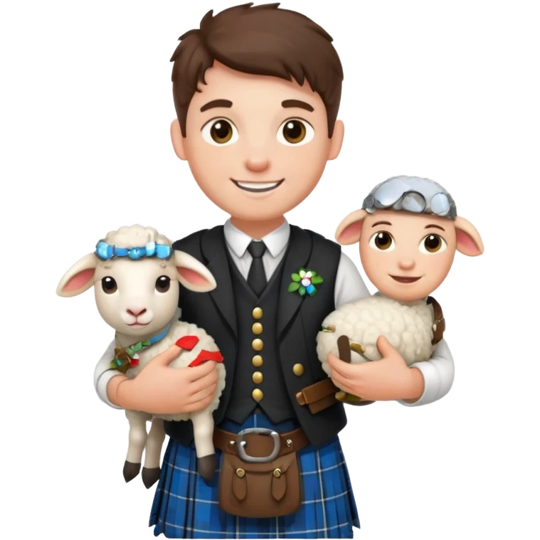 a scottish that loves sheep and likes innovation emoji