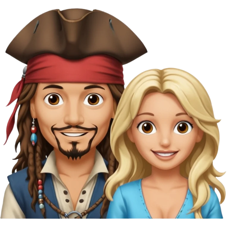Sex of Jack Sparrow and Britney Spears  emoji