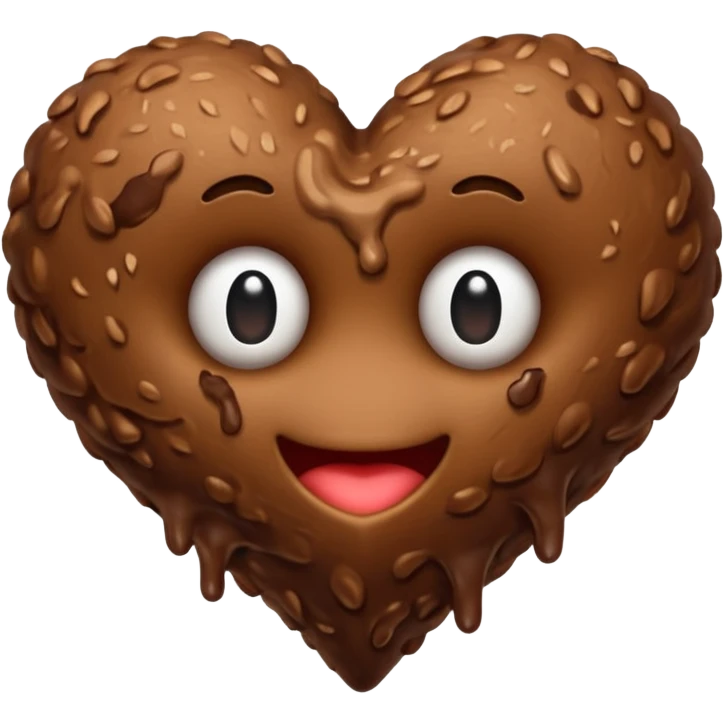 Caca noeux coeur emoji