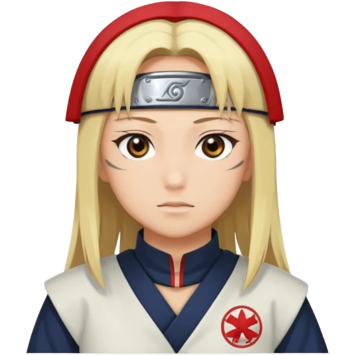 faça um emoji inspirado na personagem Tsunade Senju, do anime Naruto. emoji