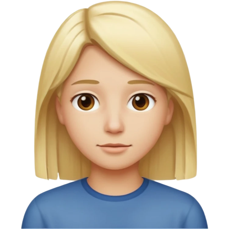 niet blond emoji