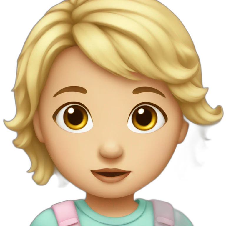 baby girl emoji