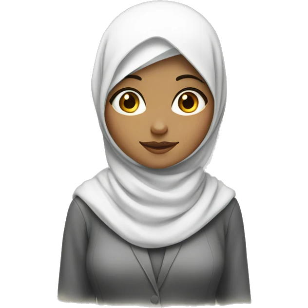  a girl in a hijab is an architect drawing a drawing emoji