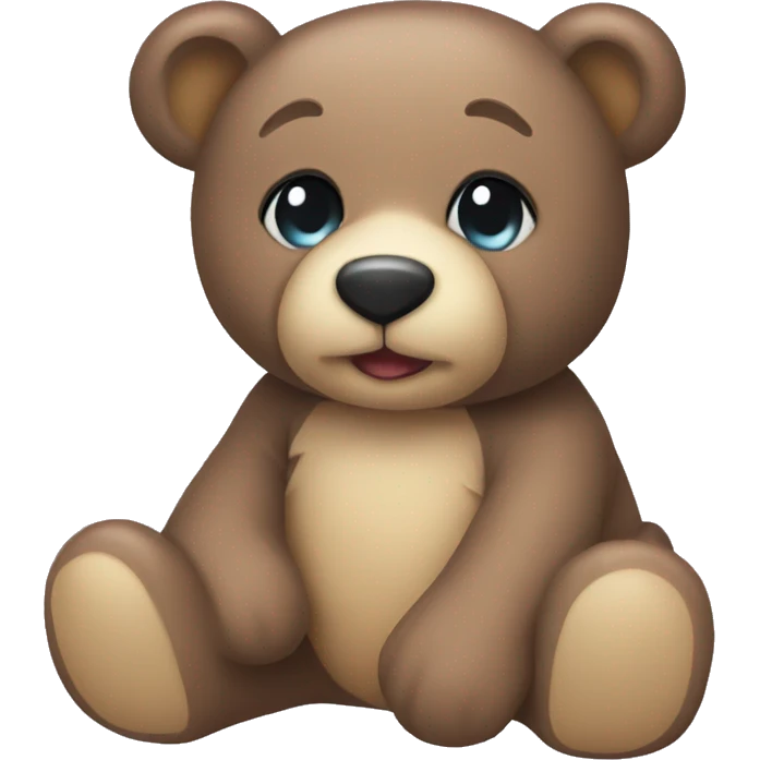 Rainbow teddy bear emoji emoji