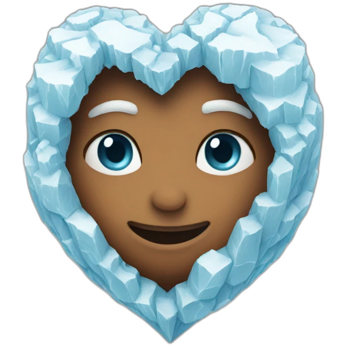 ice heart emoji