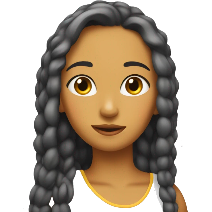 chica y gato emoji