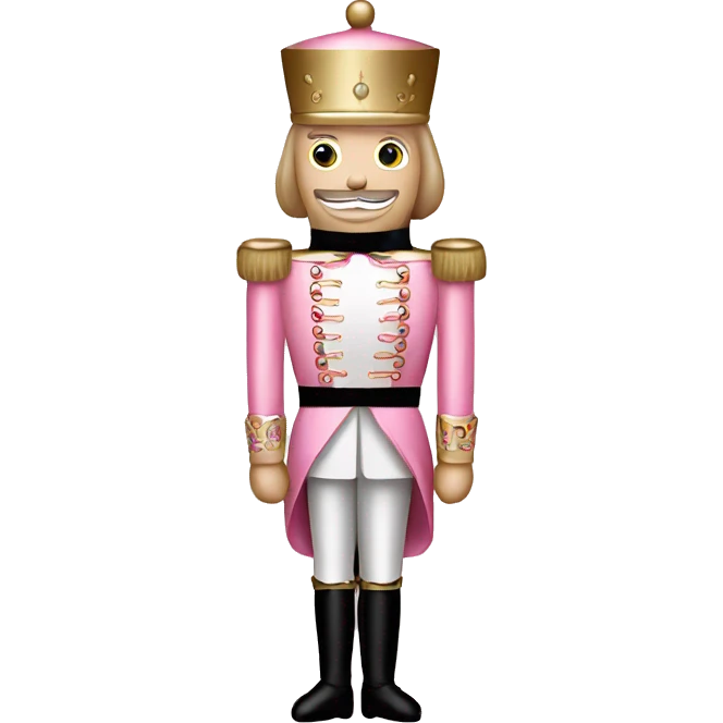 Light pink nutcracker  emoji