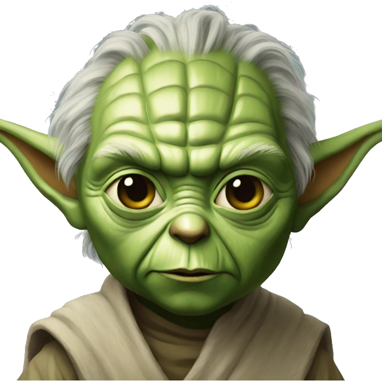Yoda tenant son sabre emoji