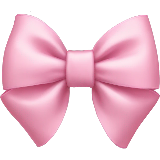 Light pink bow emoji