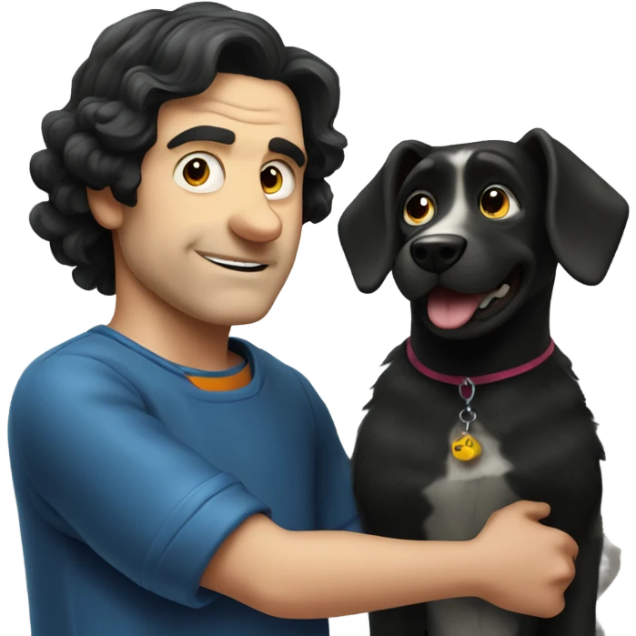 gargamel with a dog emoji
