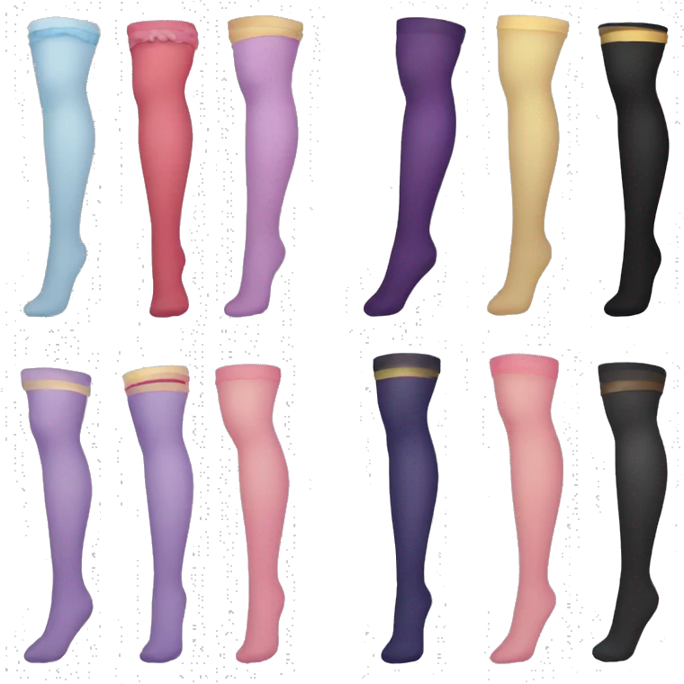 Femboy thigh highs emoji