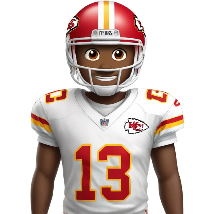 Josh in Kansas City Chiefs jersey emoji