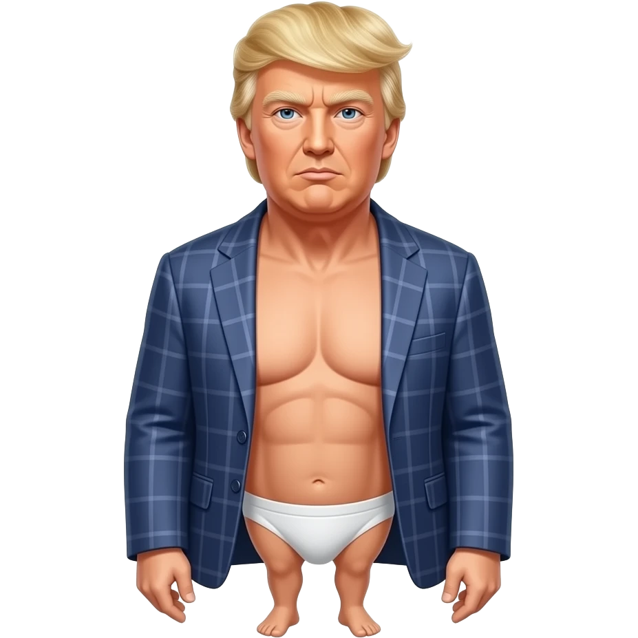 Donald trump shirtless and pantsless emoji