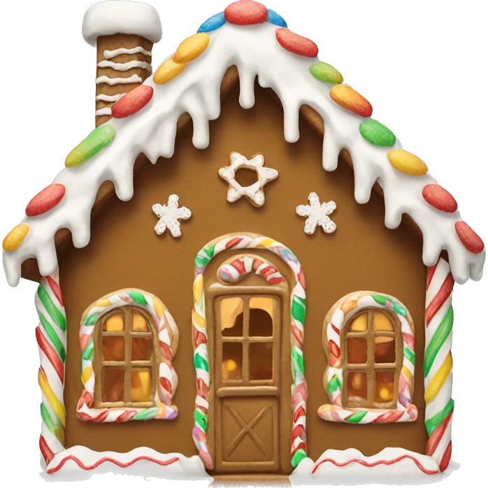 gingerbread house  emoji