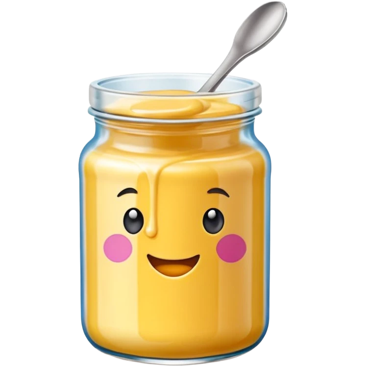 Una miniatura fotorrealista de una mantequilla corporal batida en un tarro de varios colores llamativos combinados de forma batida hasta arriba. Estilo: postre, arte, colores vibrantes. emoji