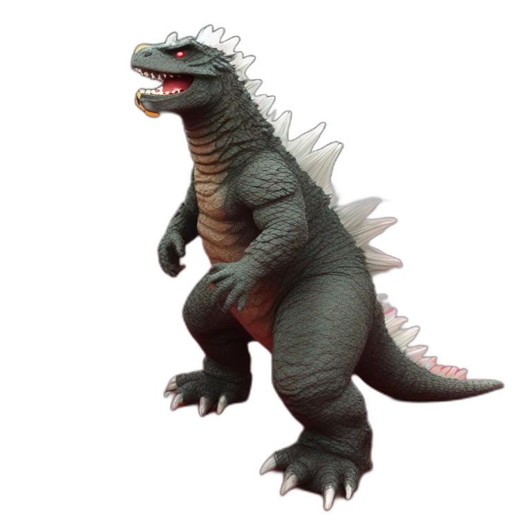 Godzilla on the red carpet emoji
