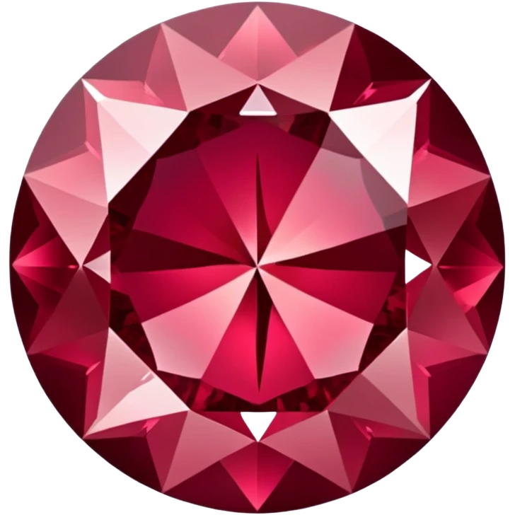 burgundy diamond  emoji