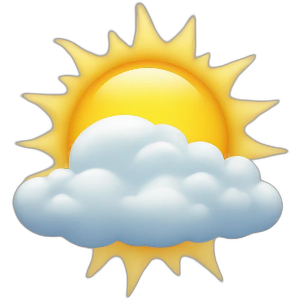 cloud covering the sun emoji