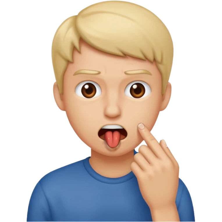 person biting nail emoji