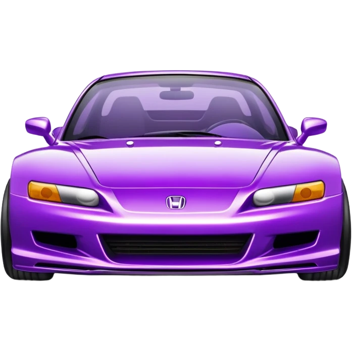 Purple Honda car emoji