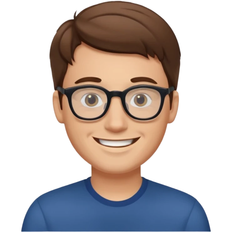 garcon blanc cheveux brun sociable qui discute avec des amis emoji