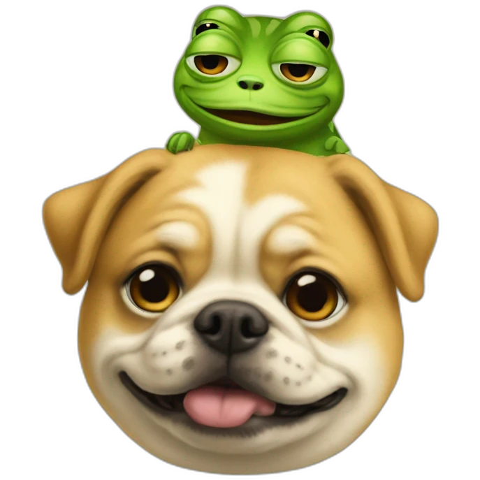 Pepe the frog and doge emoji