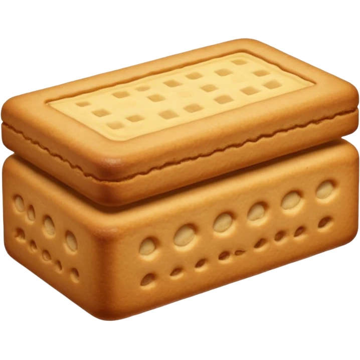 rectangular biscuit cookie emoji