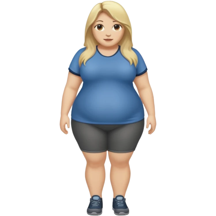 Full body, 38year old bbw mom, long dirty blonde hair emoji
