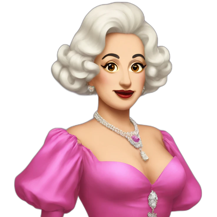 Francisco Franco as drag queen emoji