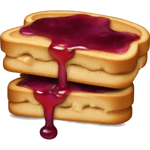peanut butter & jelly sandwich  emoji