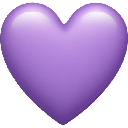 Light Purple Heart emoji