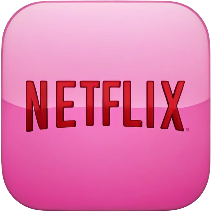 Netflix pink emoji