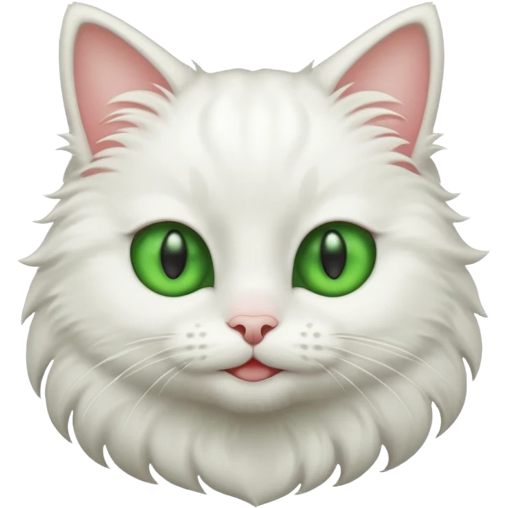 🎧😻🤩 white cat emoji