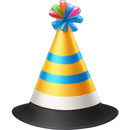 Birthday hat emoji