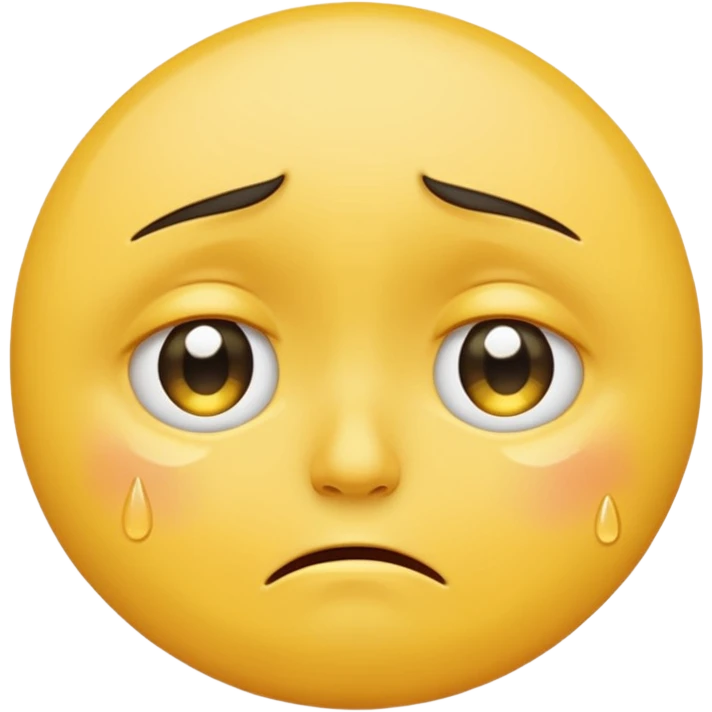 crying face emoji, expressive and clear emoji