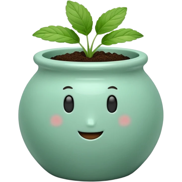 Le Cresuet Cool Mint pot emoji