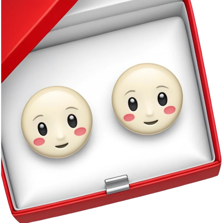 Earrings (in red box, front view) – Ivory, no need to add face or emoji emoji