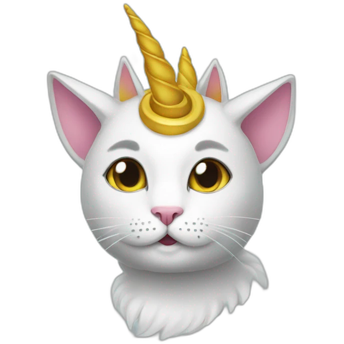 Cat licorn emoji