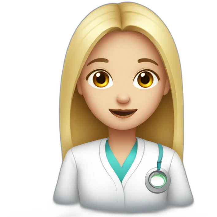 Girl blood test emoji