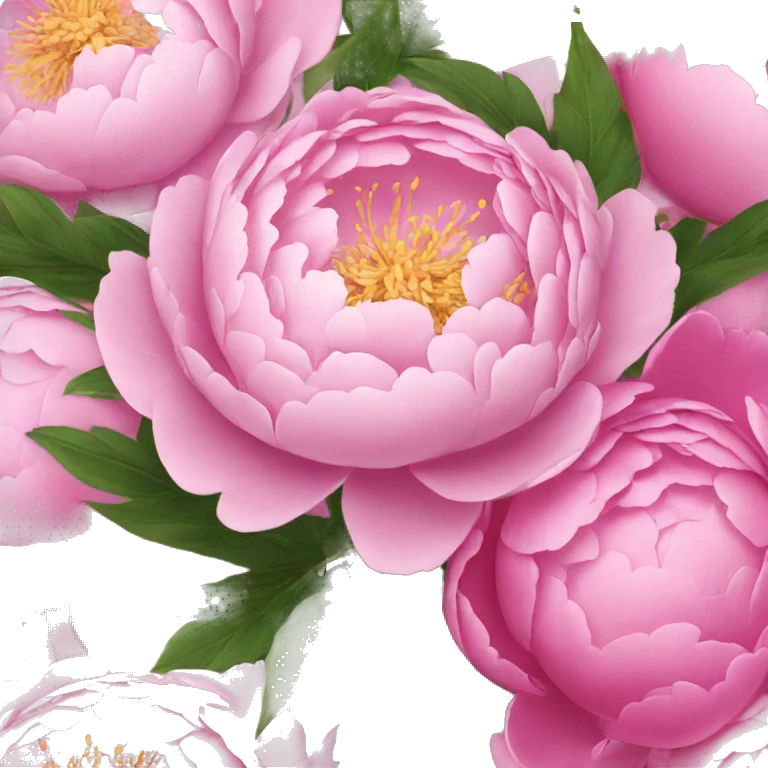 bouquet of peonies emoji