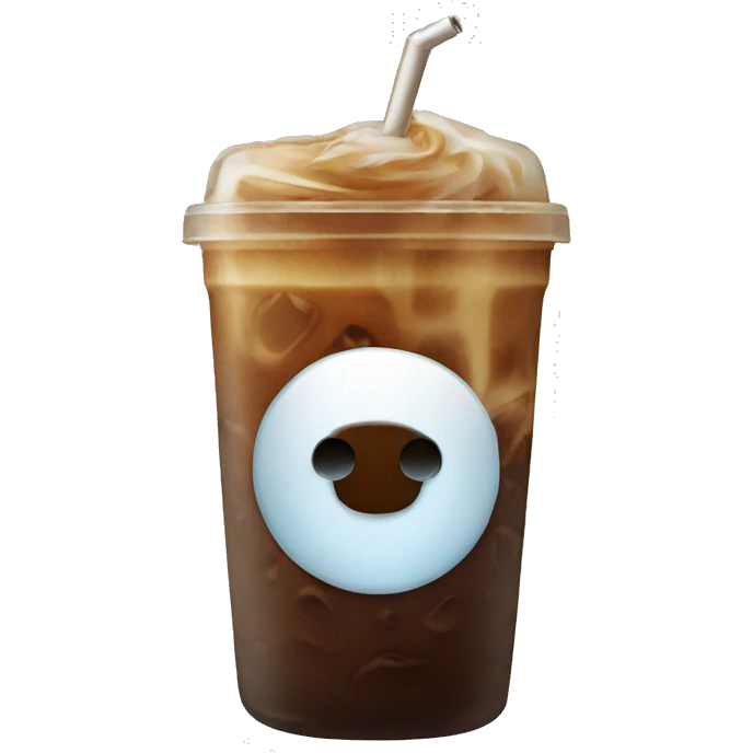 Iced coffe emoji
