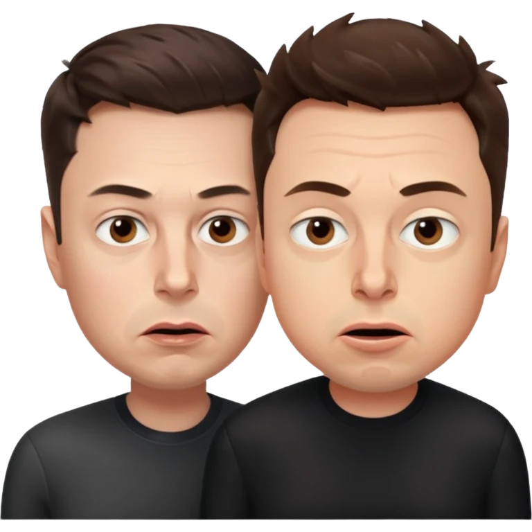 argument between Elon musk and Sam Altman emoji