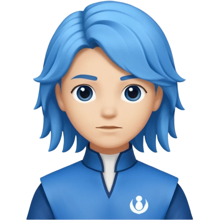 crea un avatar come personaggio AZUL emoji