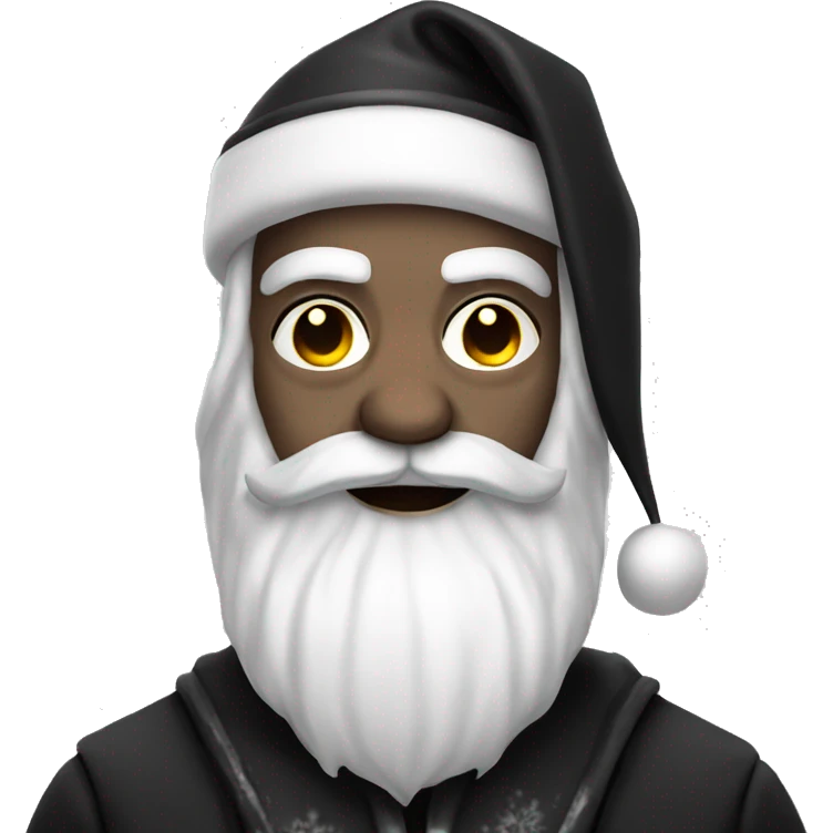 goth santa claus emoji