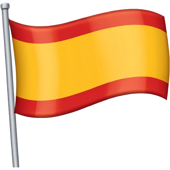 Create image of  flag just yellow strip above and red color below emoji