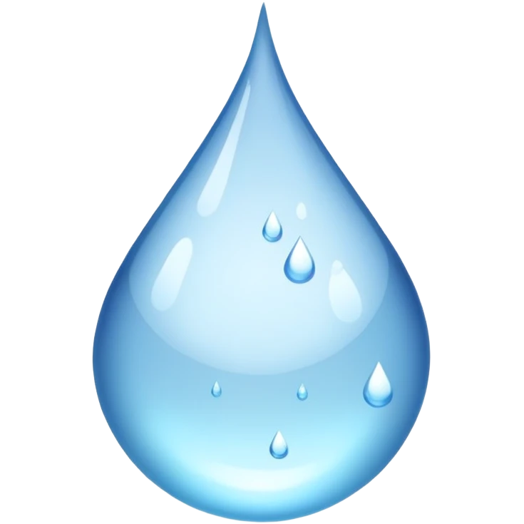water drop emoji